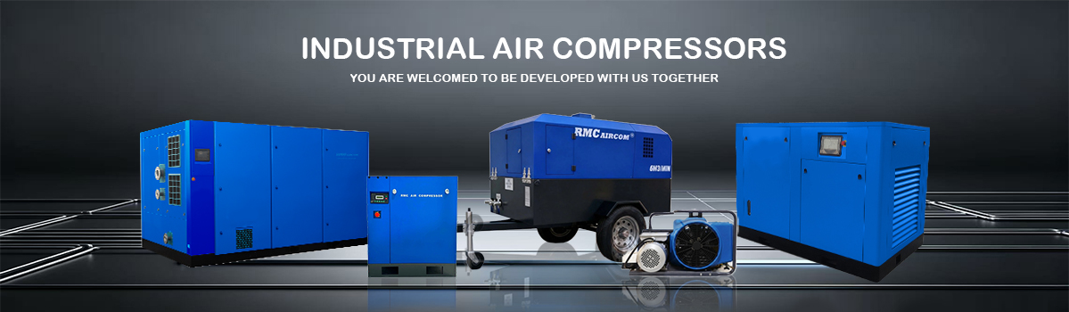 RMC-160LPM-4/54 160KW 4BAR 380v Screw air Compressor VSD/Star Delta Start for Fabric Production