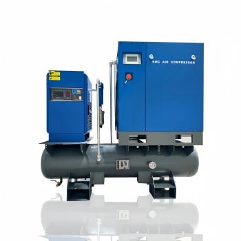 RMI-10A-10/54  7.5kw 10hp 10bar all in one screw air compressor station