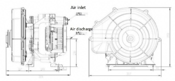 Shanghai RMC Air Compressor RMC3.7-8 3.7kw 3hp 8bar 116psi  410l/min Scroll air End Oil Free Scroll Pump