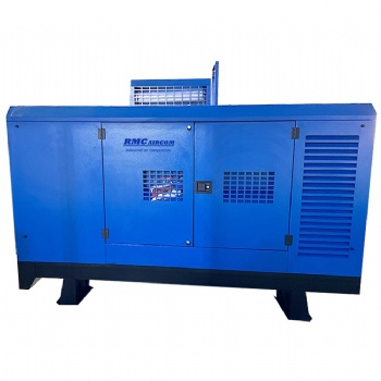 40kw 7bar 185cfm 4.5m3/min diesel Engine Screw air Compressor with Two Wheels and Cover